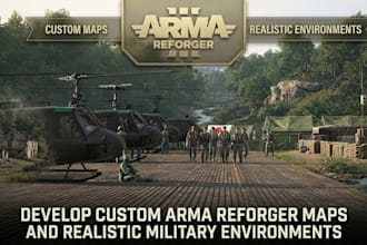 develop custom arma reforger maps and realistic military environments