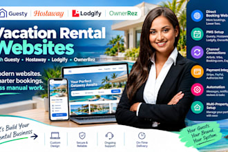 setup vacation rental websites guesty hostaway lodgify ownerrez pms