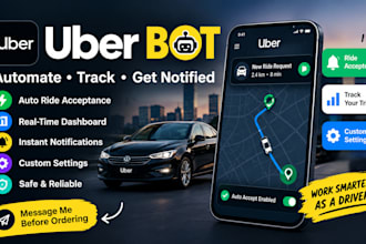 build a profitable uber bot, instacart auto grabber, and doordash bot