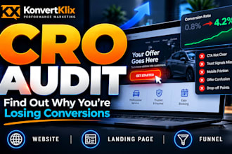 do a cro audit for your website and sales funnel