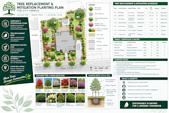 design a tree replacement plan for city permits