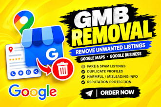 remove spam report google maps bad and negative business duplicate gmb listing