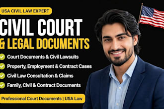be your civil litigation lawyer for lawsuits and legal disputes