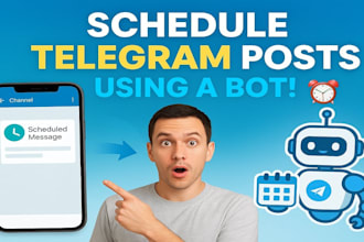 build a telegram channel automation and auto posting system