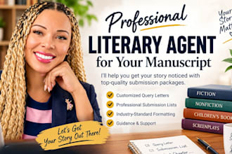 submit your book to top literary agents with a query letter and synopsis