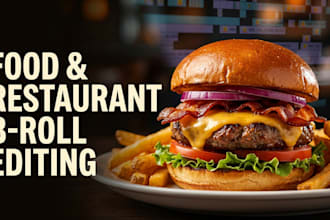 edit food and restaurant b roll videos