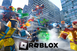develop full roblox game, obby, tycoon, simulator, scripter, ui, roblox game