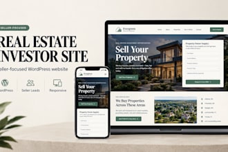build a wordpress real estate investor website