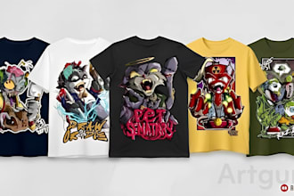 create a urban character design for your brand