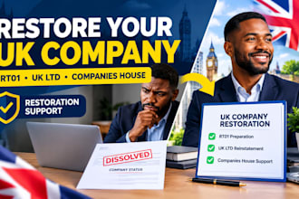 restore your UK company, reinstate UK ltd and file rt01