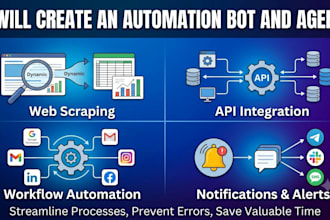create an automation bot and agent