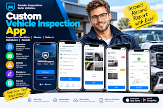 vehicle inspection app inspection checklist photos defects signatures report app