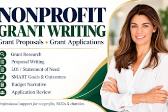 apply for grants, write nonprofit grant proposals, nonprofit grant writing