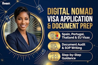 prepare and review your digital nomad visa application and documents