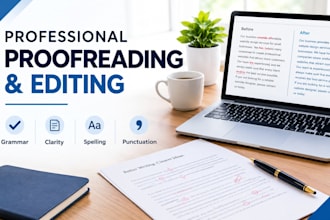 proofread and edit your english content