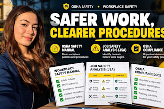 create osha safety manual workplace safety manual job safety analysis jsa osha