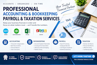 provide monthly bookkeeping and payroll management services