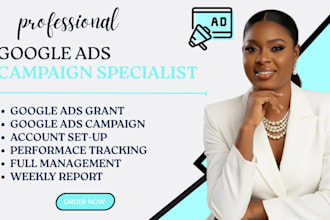 set up google ads, grant setup, grant PPC campaigns for nonprofit