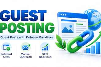 publish high quality guest posts with dofollow SEO backlinks