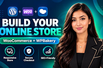 create your woocommerce online store using wpbakery
