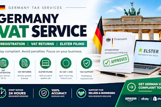 do german vat registration, vat return and elster filing