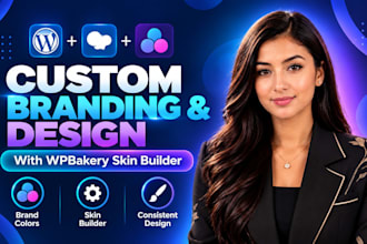 customize your wpbakery website design and branding
