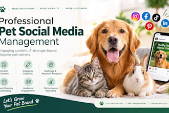 grow your pet business with social media marketing and content