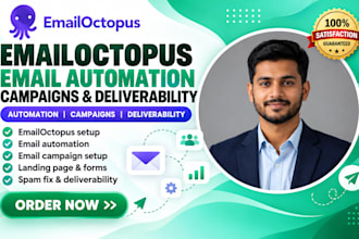setup emailoctopus email automation campaigns and fix email deliverability