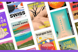 design a professional cover book design with book cover