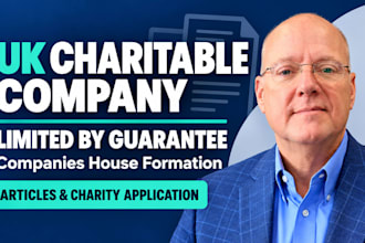 register your UK charitable company limited by guarantee correctly