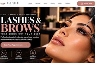 build wix lash studio website brow studio site eyelash extension booking website