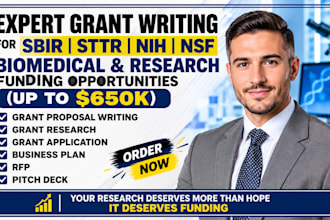 write sbir stt nih nsf grant proposal biomedical medical grant research funding