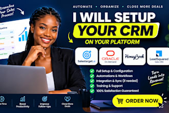 setup salestarget ai oracle on demand honeybook leadsquared sales CRM