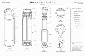 create patent drawings, illustrations, technical drawings and invention designs
