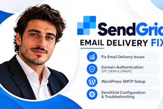 fix sendgrid email delivery sendgrid domain authentication and wordpress SMTP