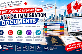 review and organize your canada immigration documents