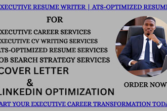 create an ats friendly executive resume for senior leaders