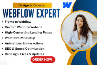 build a responsive webflow website figma to webflow webflow landing page