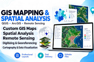do gis mapping, spatial analysis and remote sensing using qgis and arcgis