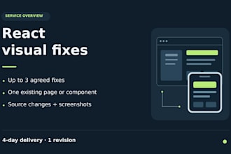 fix react website visual bugs and mobile layout issues