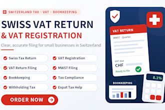 prepare swiss vat return and vat registration for your small business