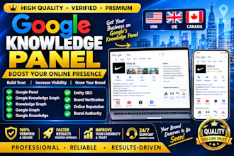 create verified knowledge panel, knowledge panel for any person or brand