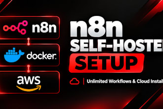 install n8n self hosted on cloud and create custom n8n automation n8n workflow