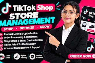setup tiktok shop, tik tok shop manager and fix tiktok dropshipping