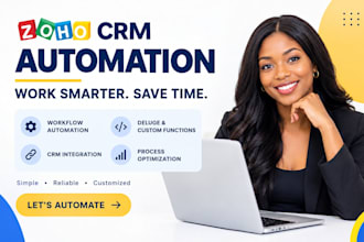automate zoho CRM workflows, deluge, custom functions and integrations