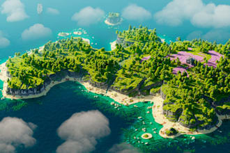 create a custom minecraft map, world, or adventure map