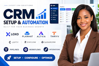setup loxo lofty planhat altvia thryv zixflow sugar sell prospect crm planplus