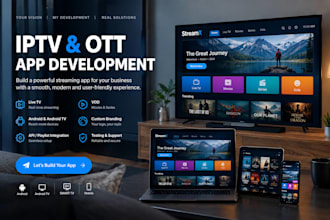 develop a professional iptv and ott streaming app