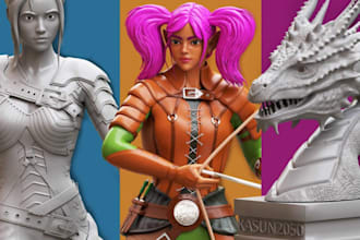 sculpt 3d miniature tabletop figurines 3d model dnd 3d warhammer for 3d printing