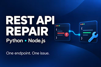 fix one rest API integration issue in python or node js